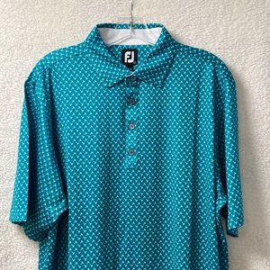 Men’s FJ - FootJoy Short Sleeve Polo Shirt. Size Large